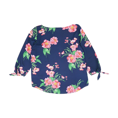 Pink Floral Blouse