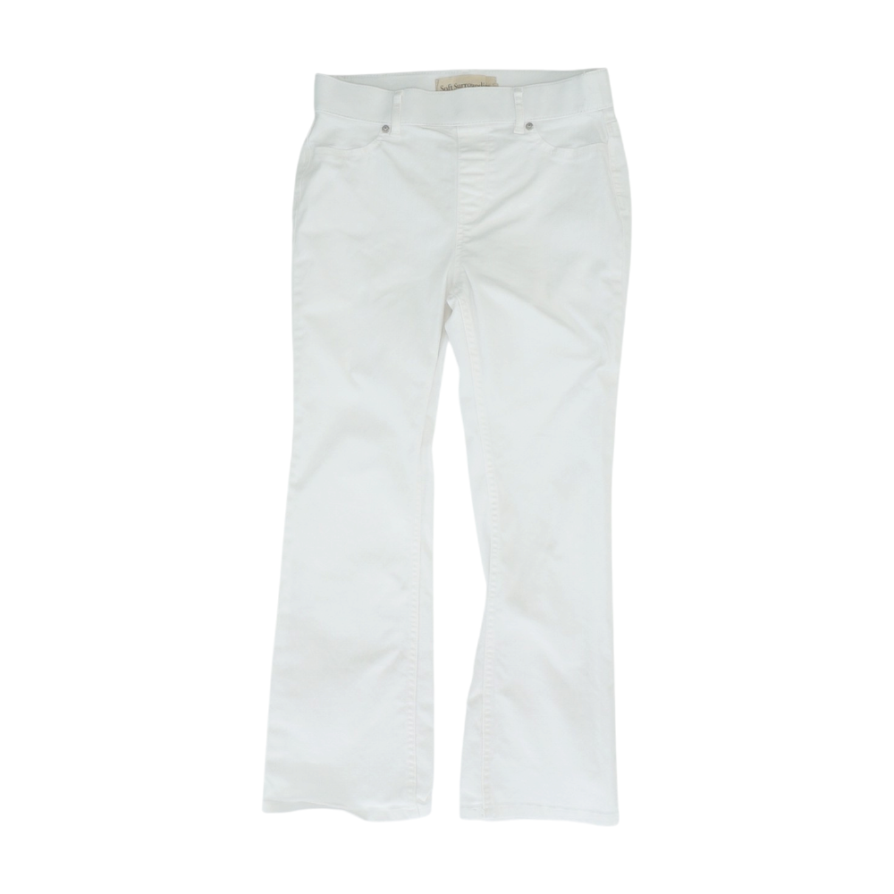 White Petite Bootcut Jeans