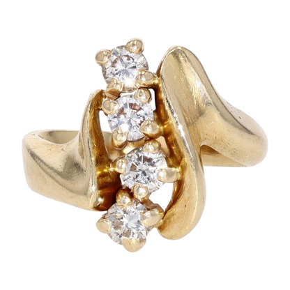1/2 ctw 14K Yellow Gold Diamond Fashion Ring