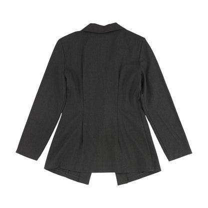 Charcoal Solid Blazer