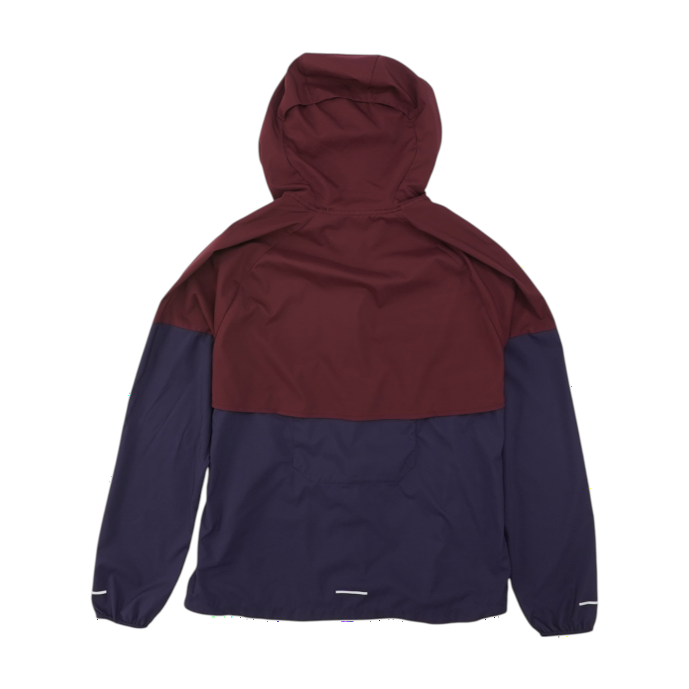 Maroon Color Block Active Jacket