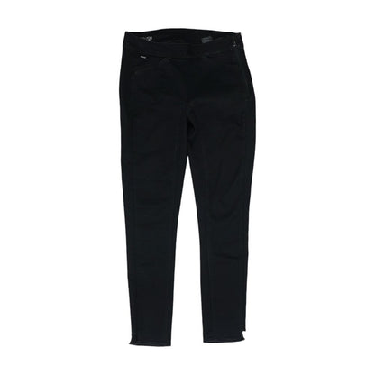Black Solid Pants