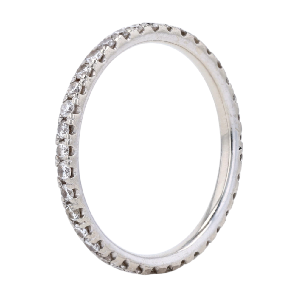 3/4 ctw 14K White Gold Diamond Band