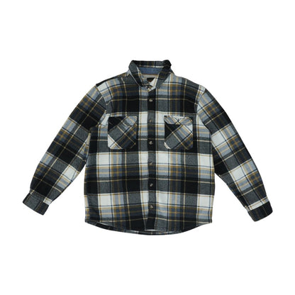 Black Plaid Lightweight Jacket