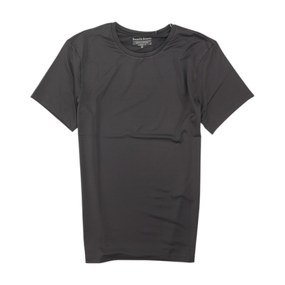 Gray Solid Active T-Shirt