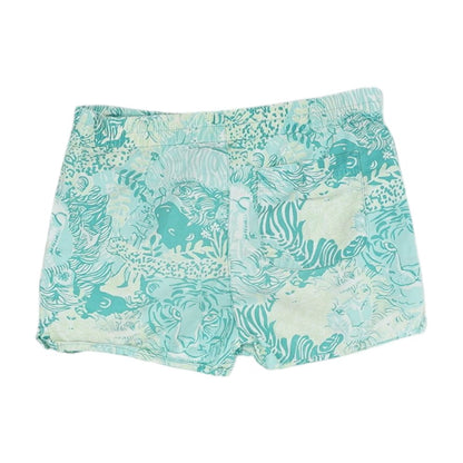 Green Graphic Shorts