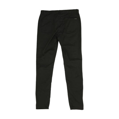 Black Solid Chino Pants