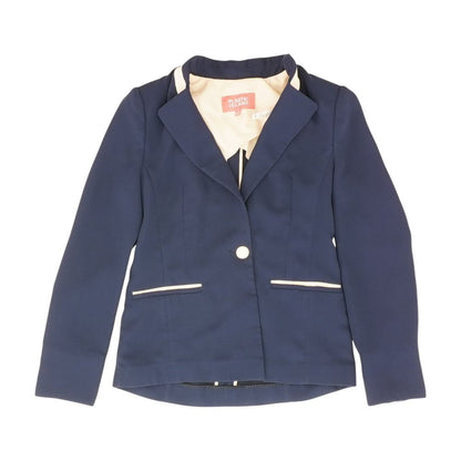 Navy Solid Blazer