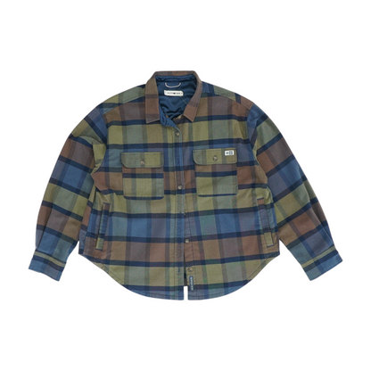 Multi Plaid Flannel Button Down