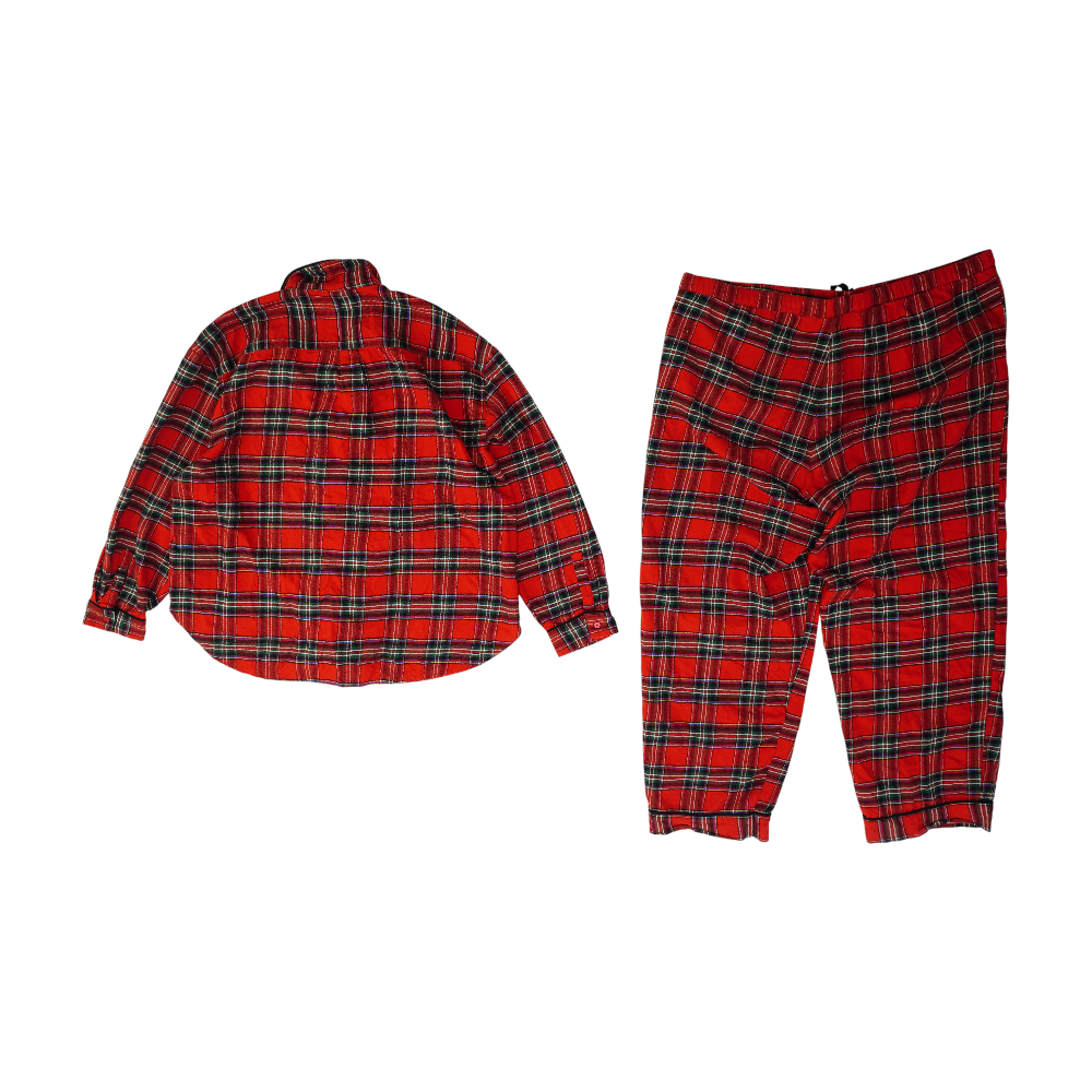 Red Plaid Pajama Set