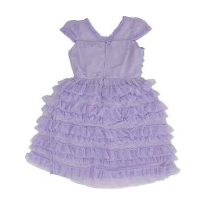 Lavender Solid Dress
