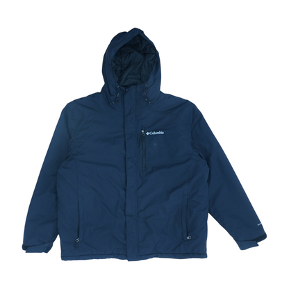 Black Solid Rain Jacket