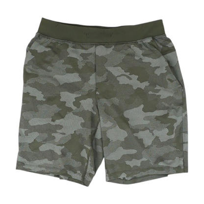 Green Camo Active Shorts