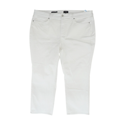 White Straight Jeans