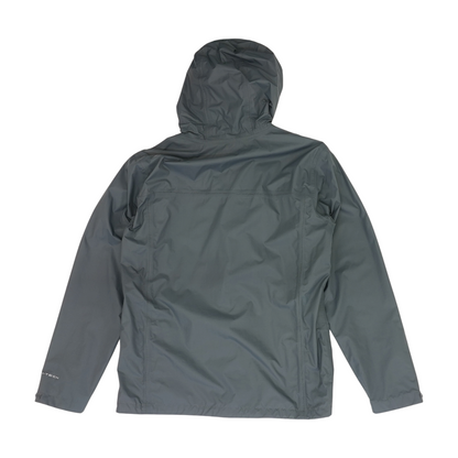 Gray Solid Rain Jacket