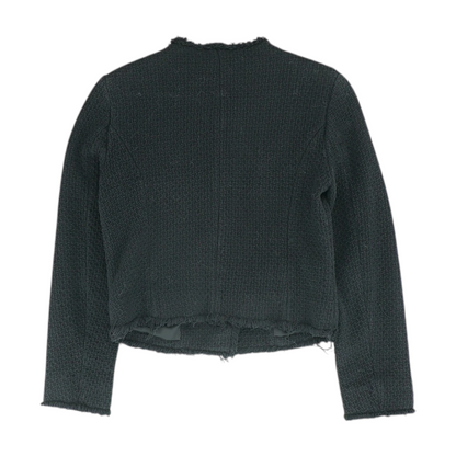 Black Solid Blazer
