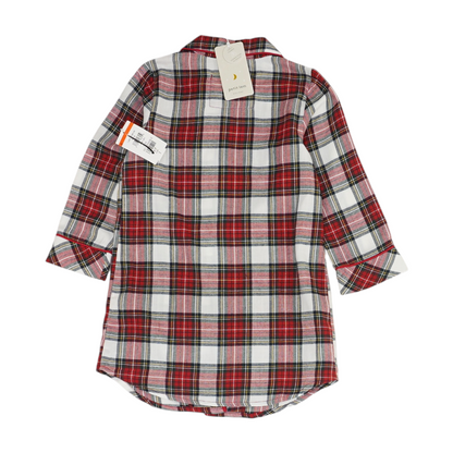 Red Plaid Gown