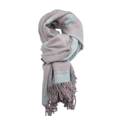 Mauve Abstract Scarf