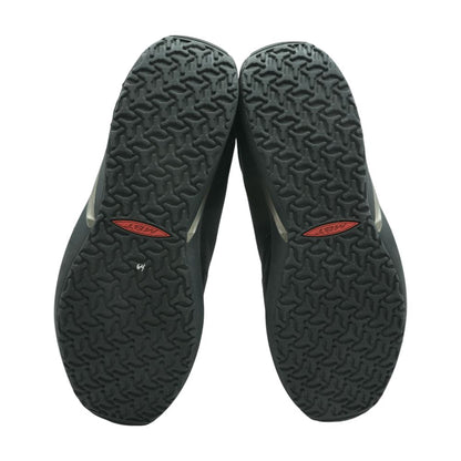 Nafasi 5 Nappa Black Leather Low Top Athletic Shoes
