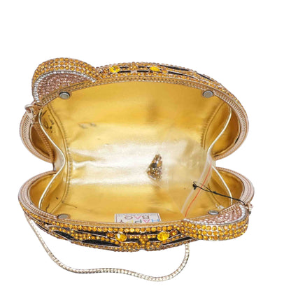 Crystal Tiger Clutch