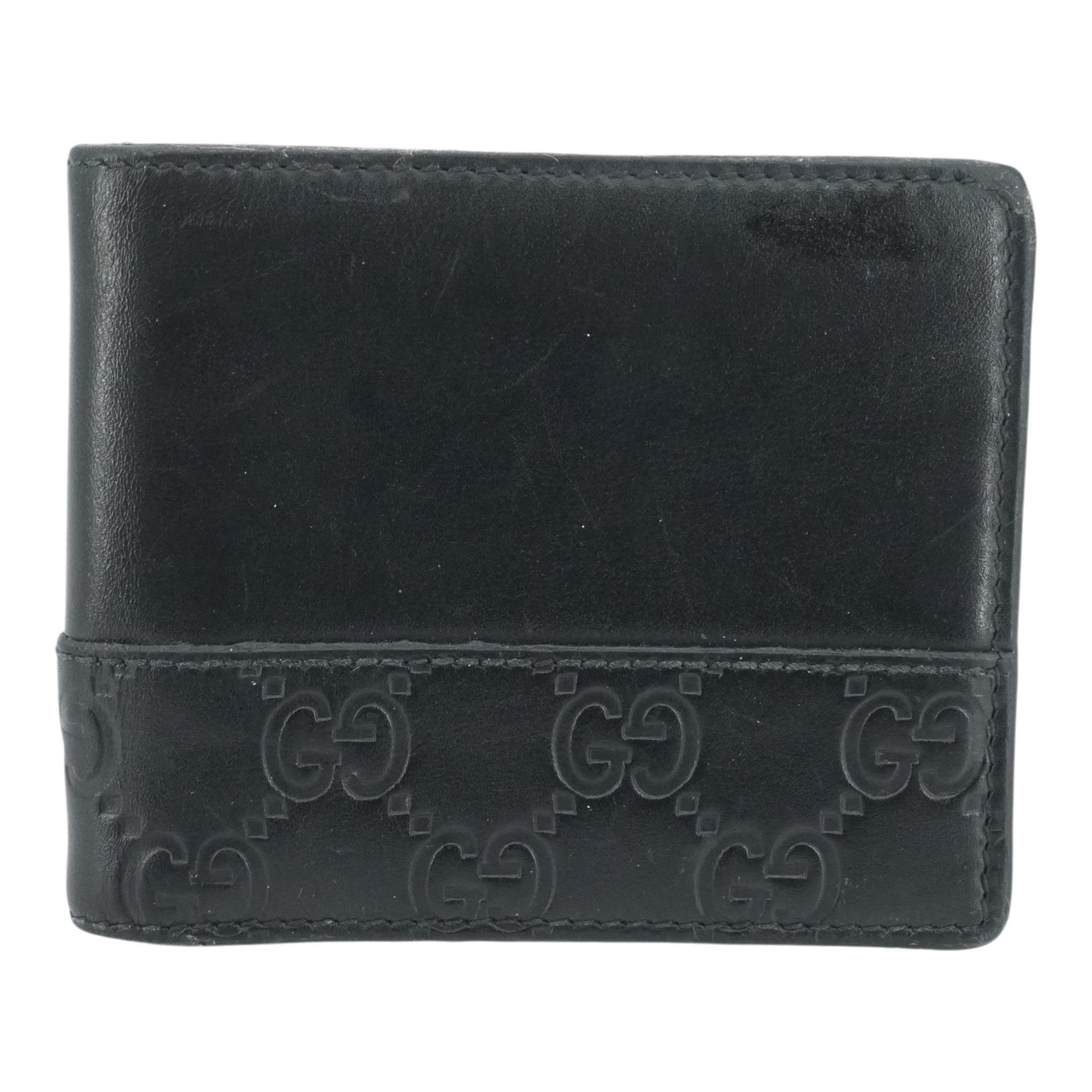Black Guccissima Leather Bifold Wallet – Unclaimed Baggage