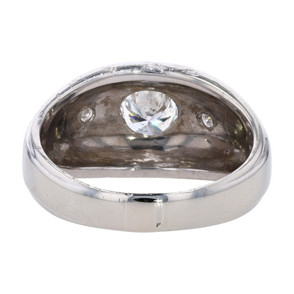 1 1/10 ctw 14K White Gold Diamond Fashion Ring