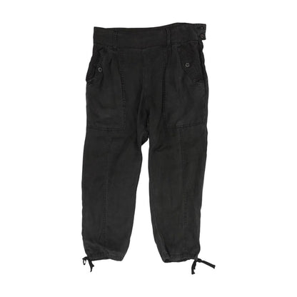 Black Solid High Rise Jeans