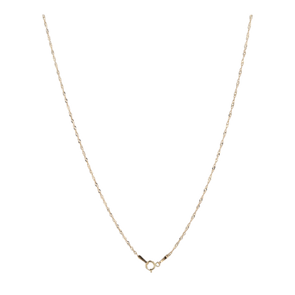 14K Yellow Gold Mystic Topaz Pendant Necklace