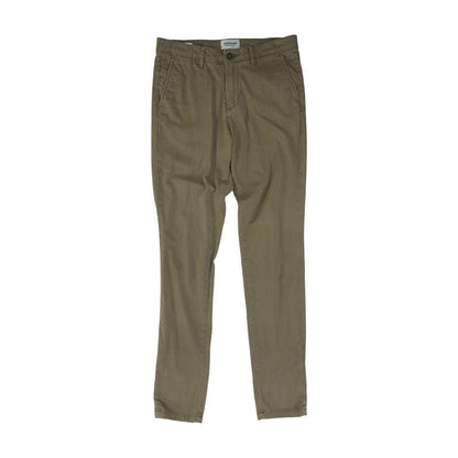 Brown Solid Chino Pants