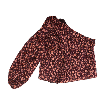 Purple Floral Blouse
