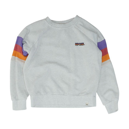 Gray Solid Sweatshirt