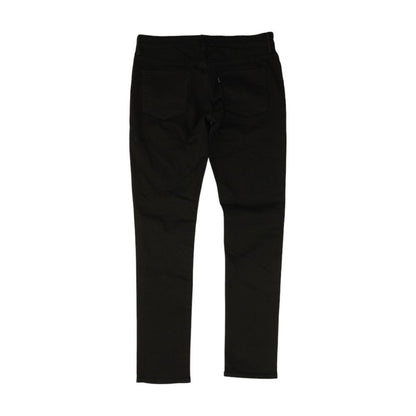 Black Mid Rise Skinny Leg Jeans