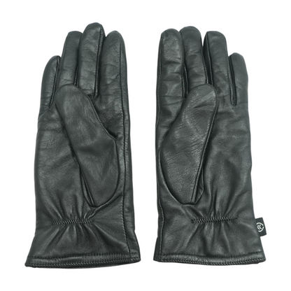 Black Leather Gloves