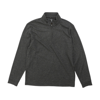 Gray Houndstooth Cardigan Sweater