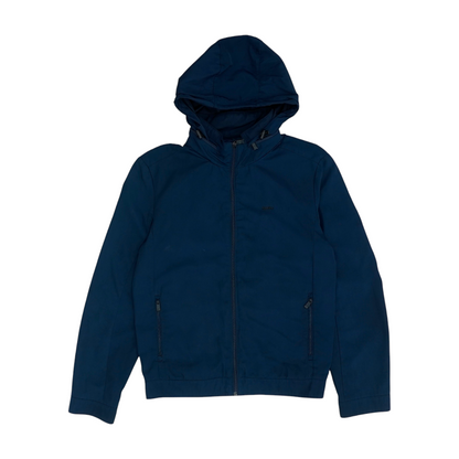 Navy Solid Rain Jacket