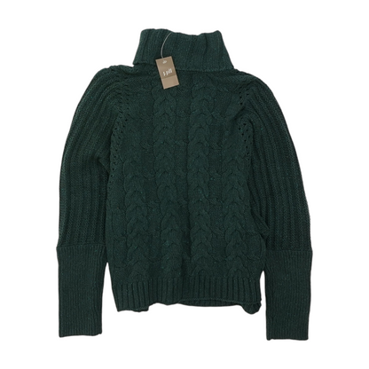 Green Petite Pullover Sweater