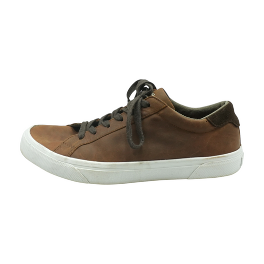 Brown Lace-Up Casual Shoes
