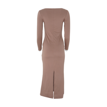 Brown Midi Dress