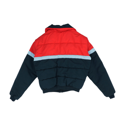 Vintage Black Color Block Jacket