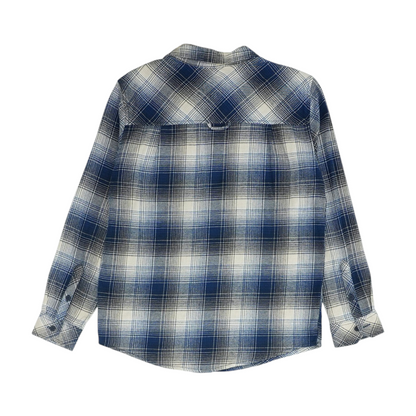 Blue Plaid Flannel Button Down