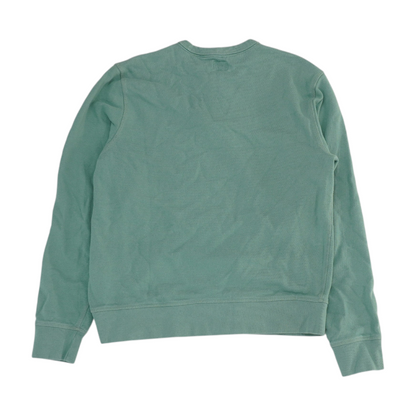 Green Solid Sweatshirt Pullover