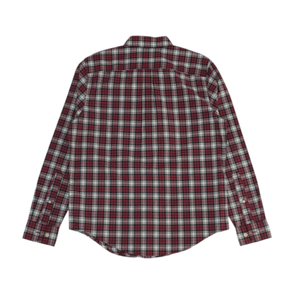 Red Check Long Sleeve Button Down
