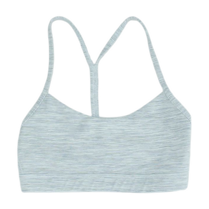 Gray Print Sports Bra