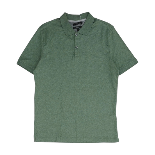 Green Solid Short Sleeve Polo