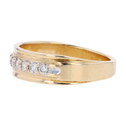 3/8 ctw 14K Yellow Gold Diamond Band