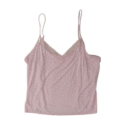 Pink Polka Dot Pajama Top