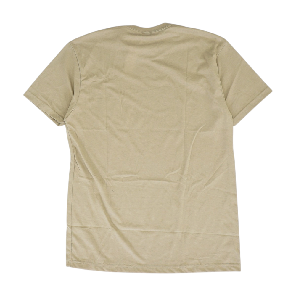 Tan Solid T-Shirt