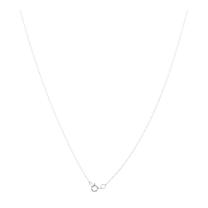 10K White Gold Peridot Pendant Necklace