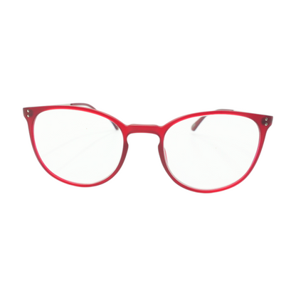 Red Round Prescription Eyewear