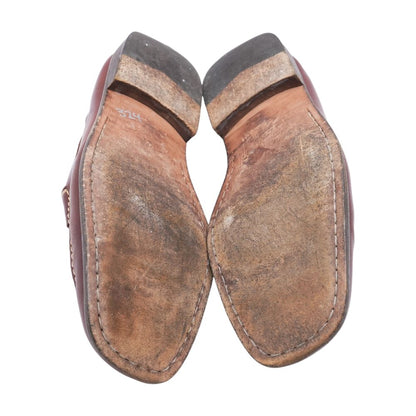 Brown Leather Moccasin Penny Loafers